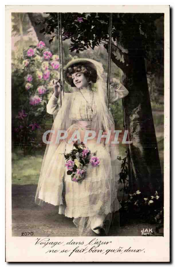 CPA Fantaisie Femme 