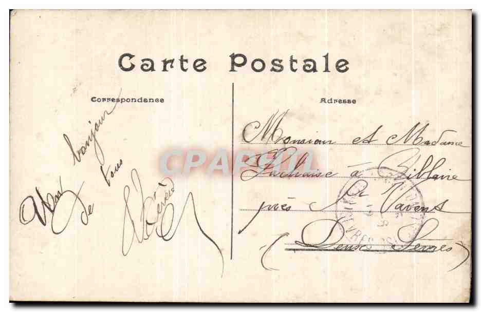 CPA Fantaisie Femme  — Verso