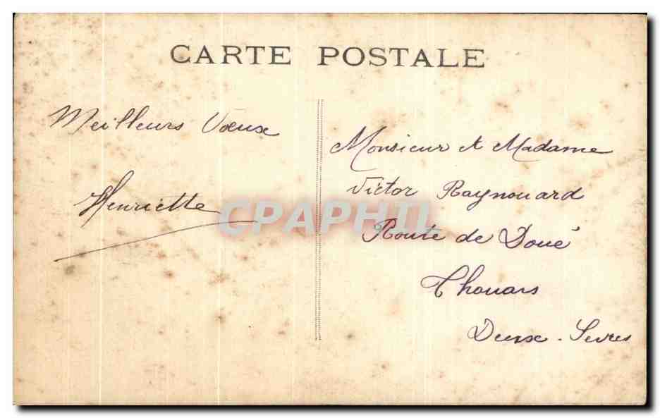 CPA Fantaisie Femme Soleil — Rückseite