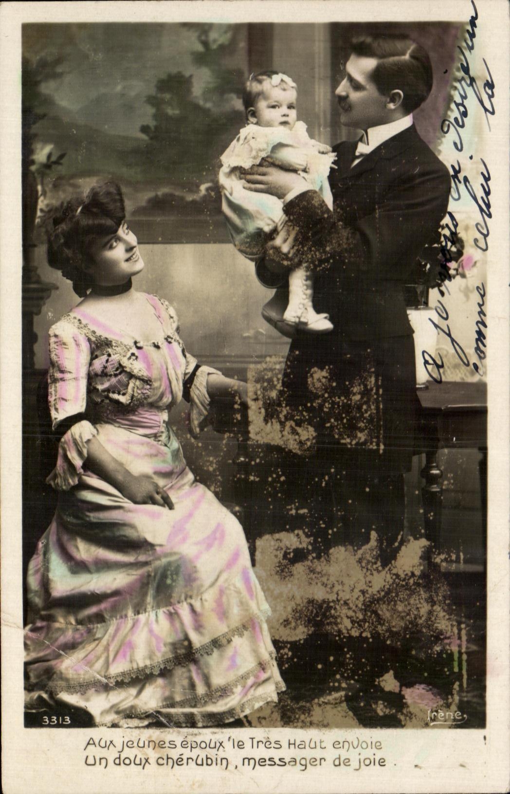 CPA Fantaisie Femme Enfant Bebe