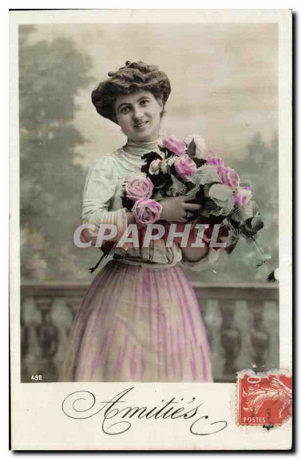CPA Fantaisie Femme 