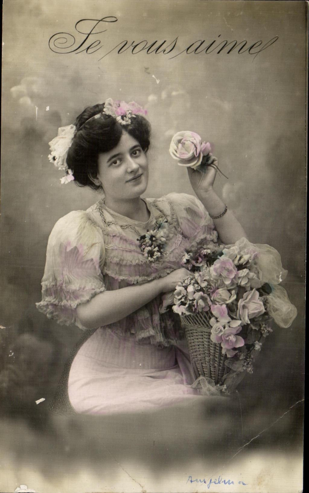 CPA Fantaisie Femme