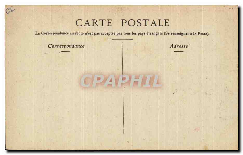 CPA Fantaisie Femme  — Rückseite
