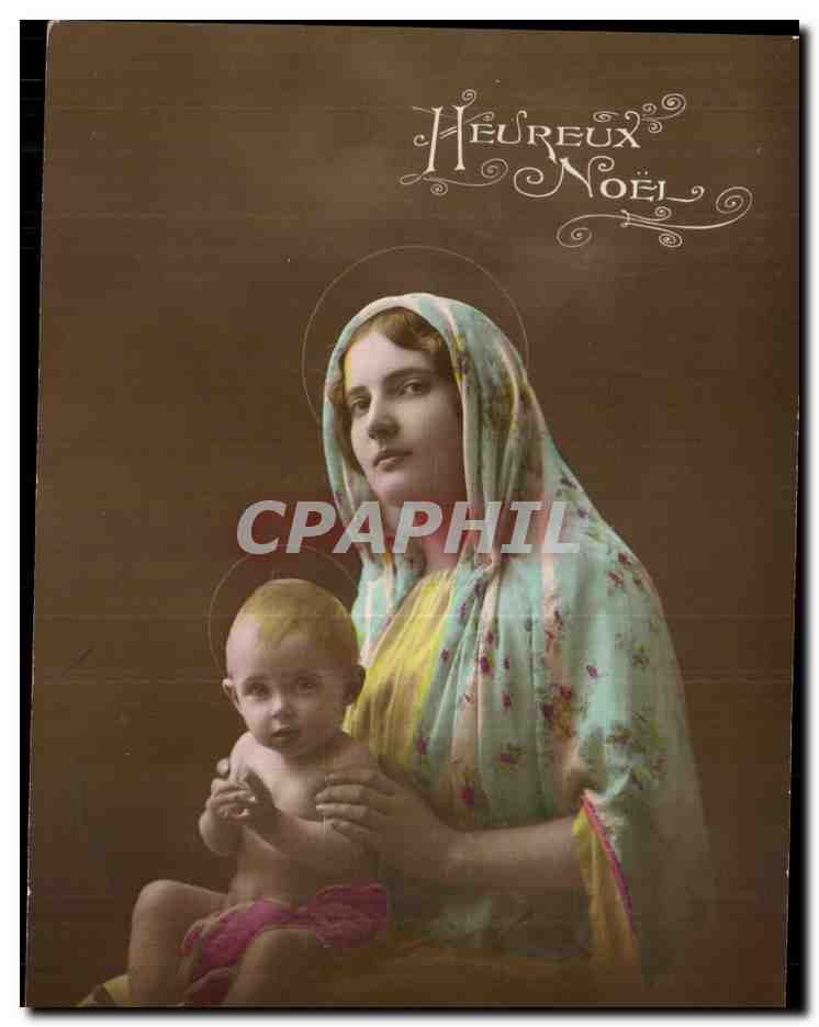 CPA Fantaisie Femme et enfant Noel 