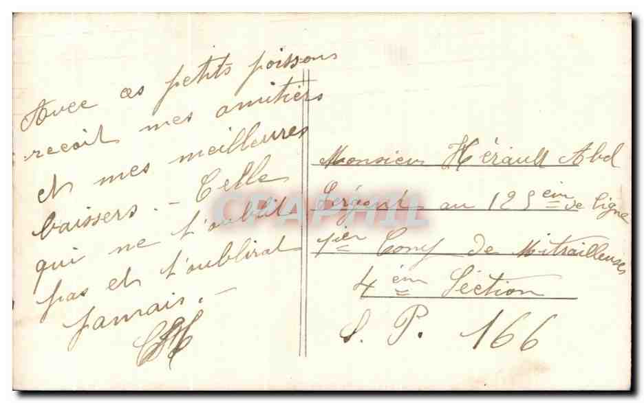 CPA Fantaisie Femme 1er avril Paques  — Rückseite
