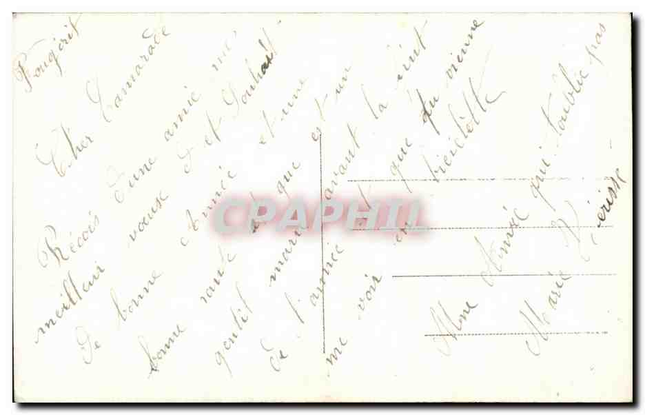CPA Fantaisie Femme  — Rückseite