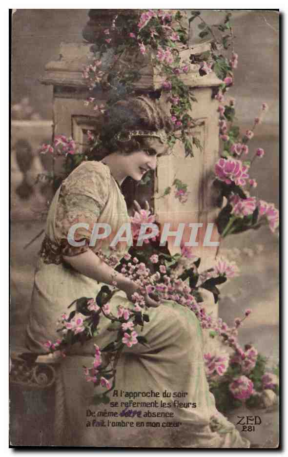 CPA Fantaisie Femme 