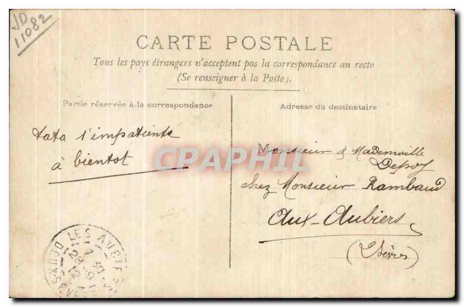CPA Fantaisie Enfants — Verso
