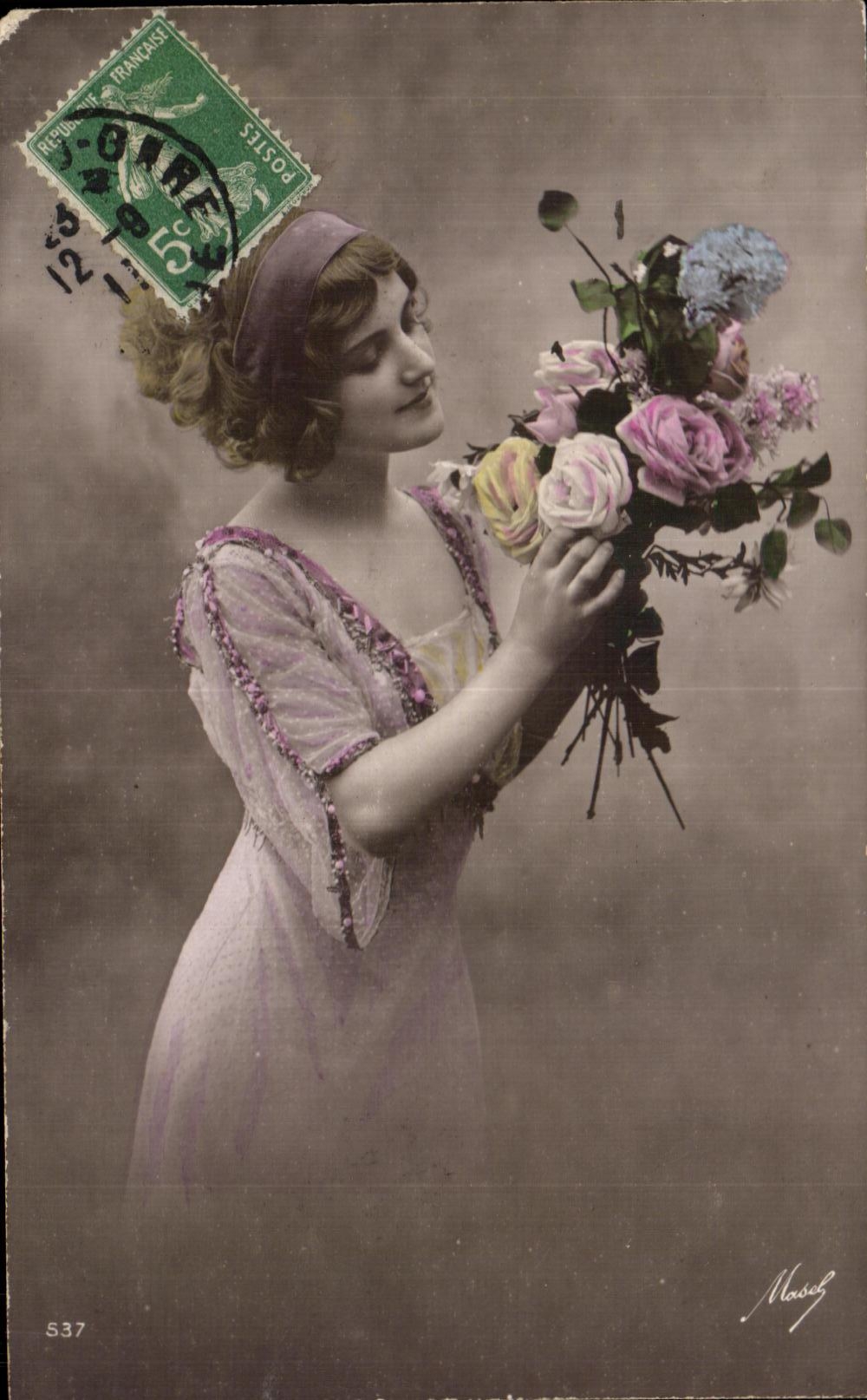 CPA Fantaisie Femme 