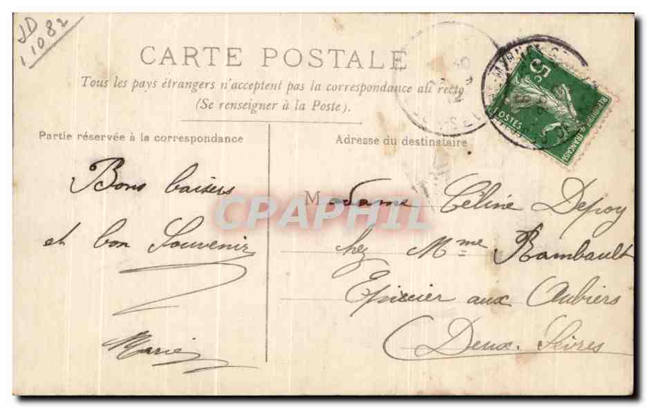CPA Fantaisie Enfants — Rückseite