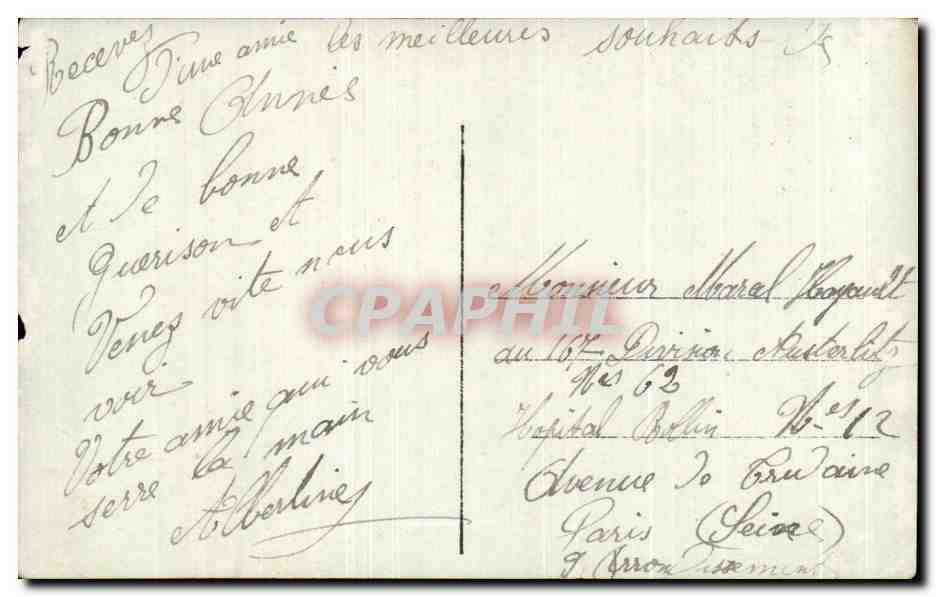 CPA Fantaisie Femme  — Verso