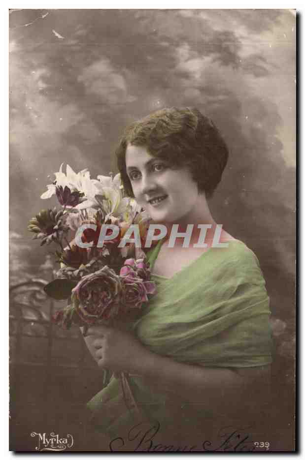CPA Fantaisie Femme 