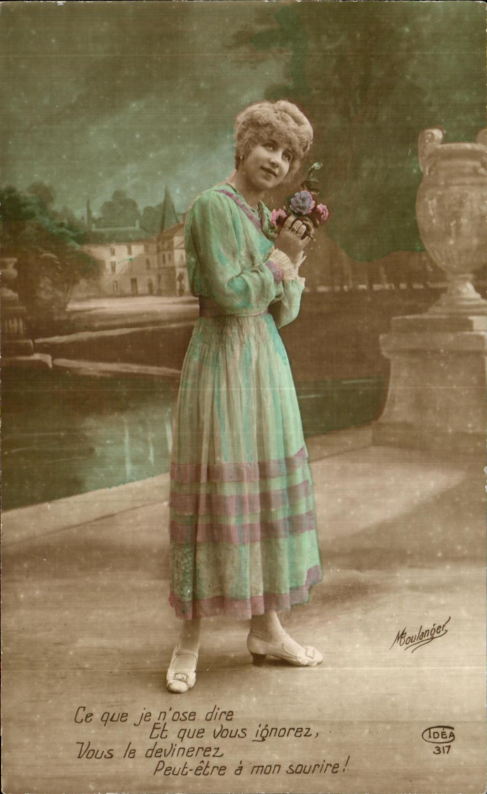 CPA Fantaisie Femme 