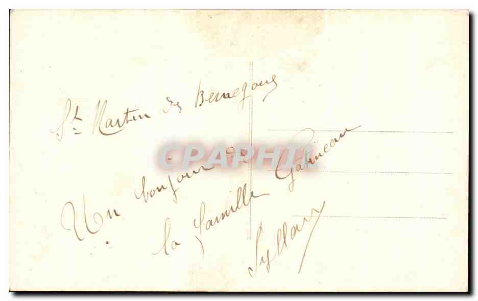 CPA Fantaisie Femme  — Rückseite