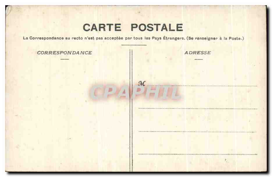 CPA Fantaisie Femme Mariage  — Verso