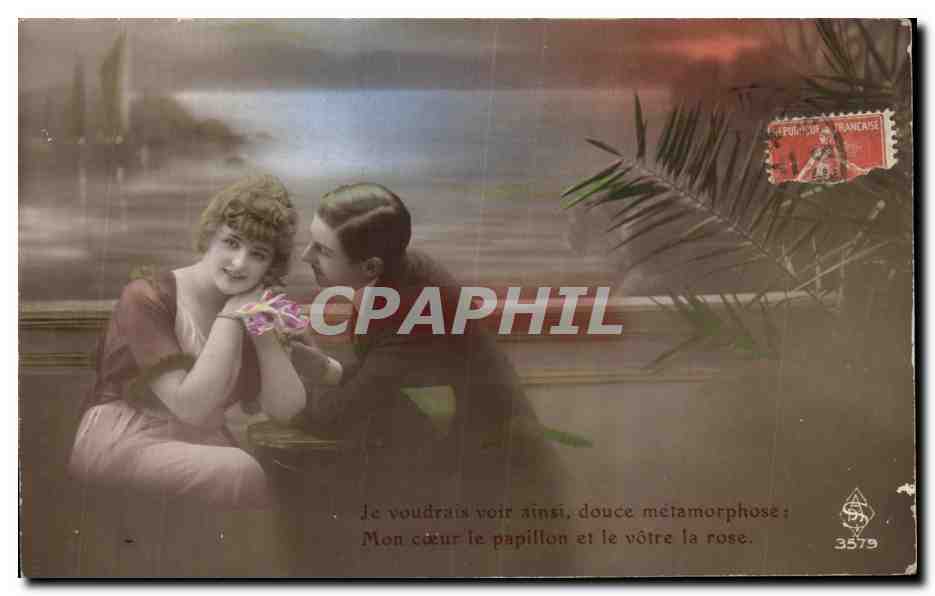 CPA Fantaisie Femme 