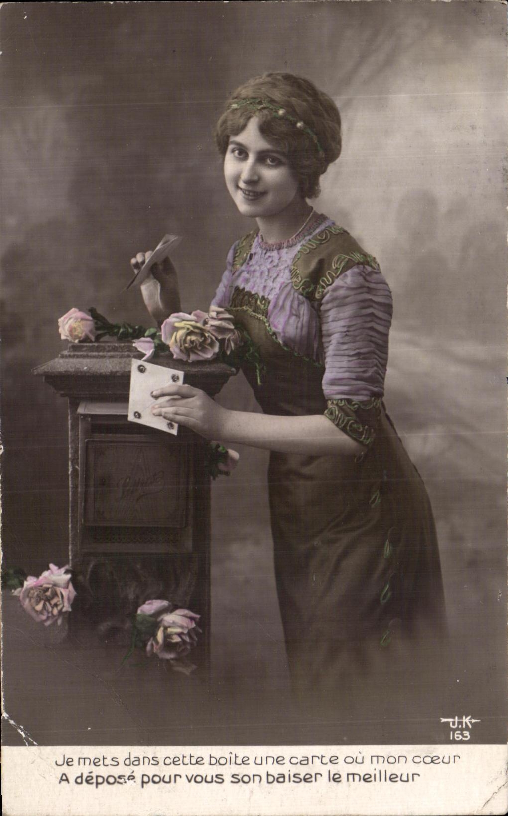 CPA Fantaisie Femme 