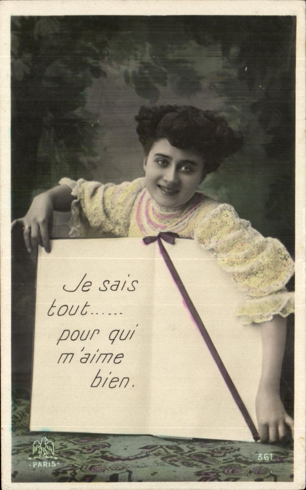 CPA Fantaisie Femme 