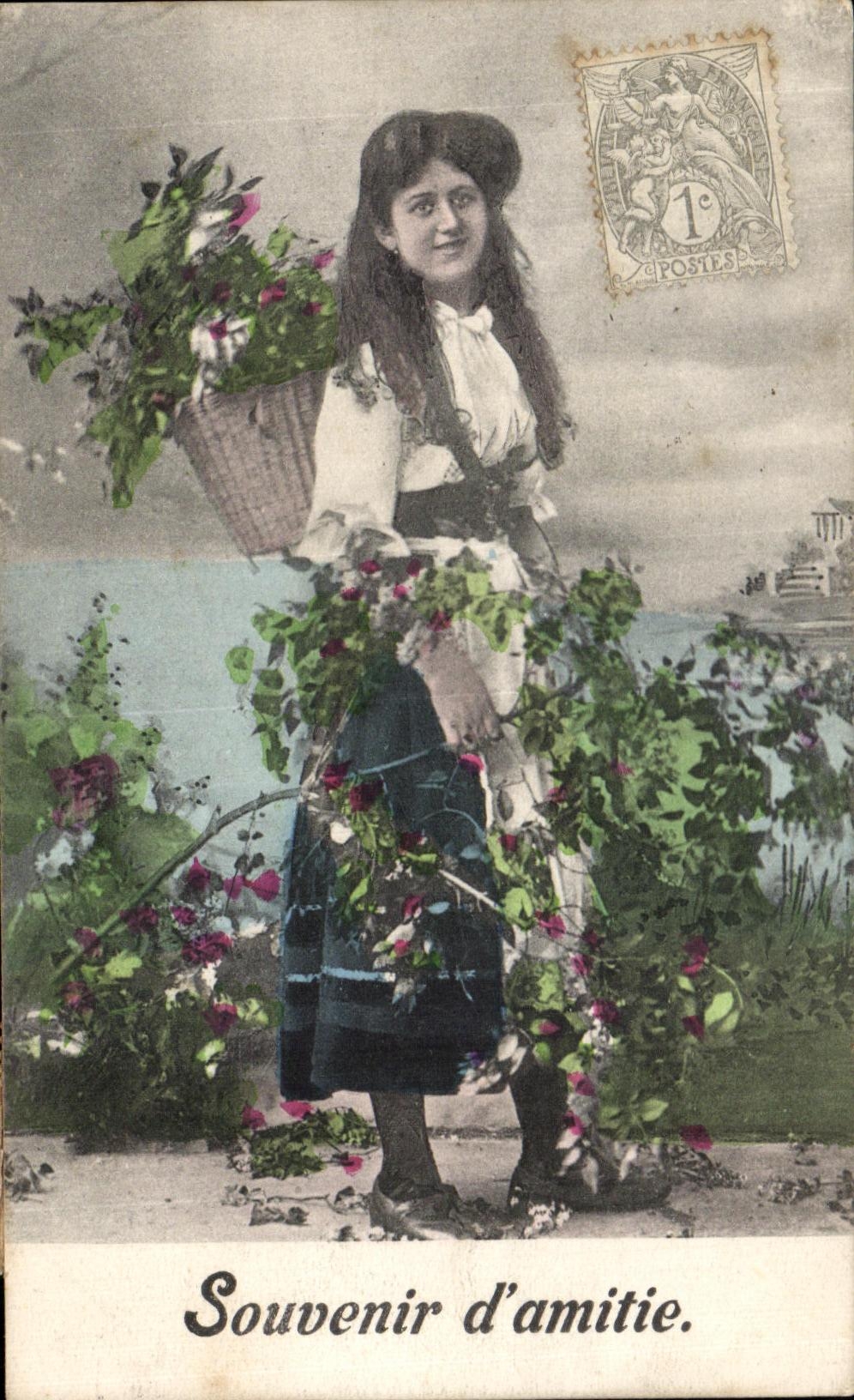 CPA Fantaisie Femme 