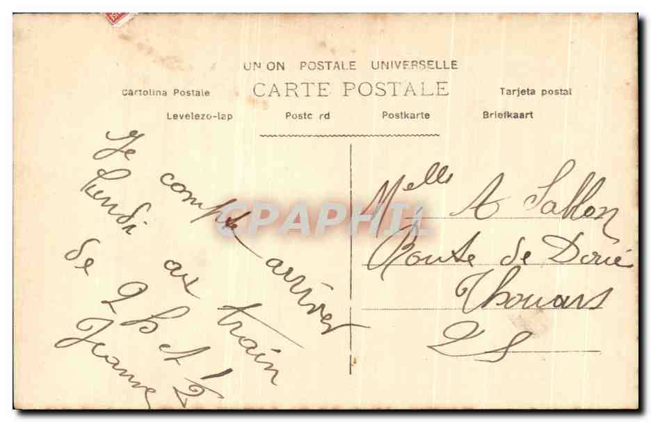 CPA Fantaisie Femme Religieuse  — Rückseite