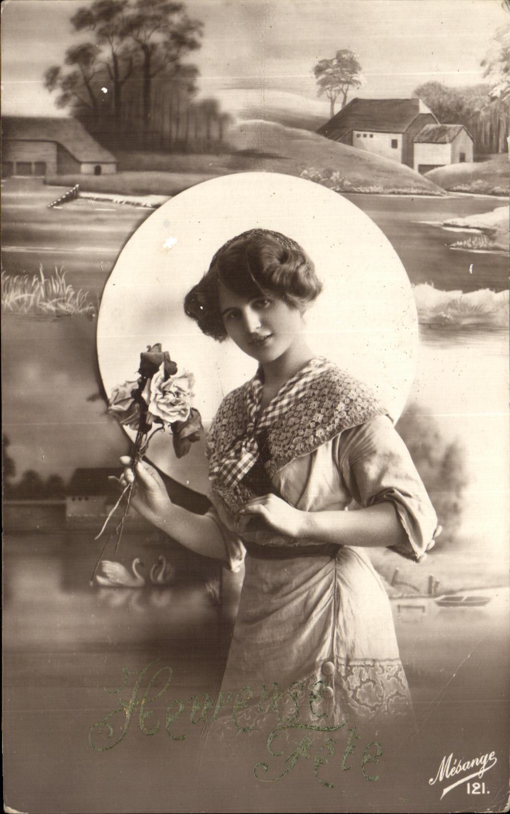 CPA Fantaisie Femme 