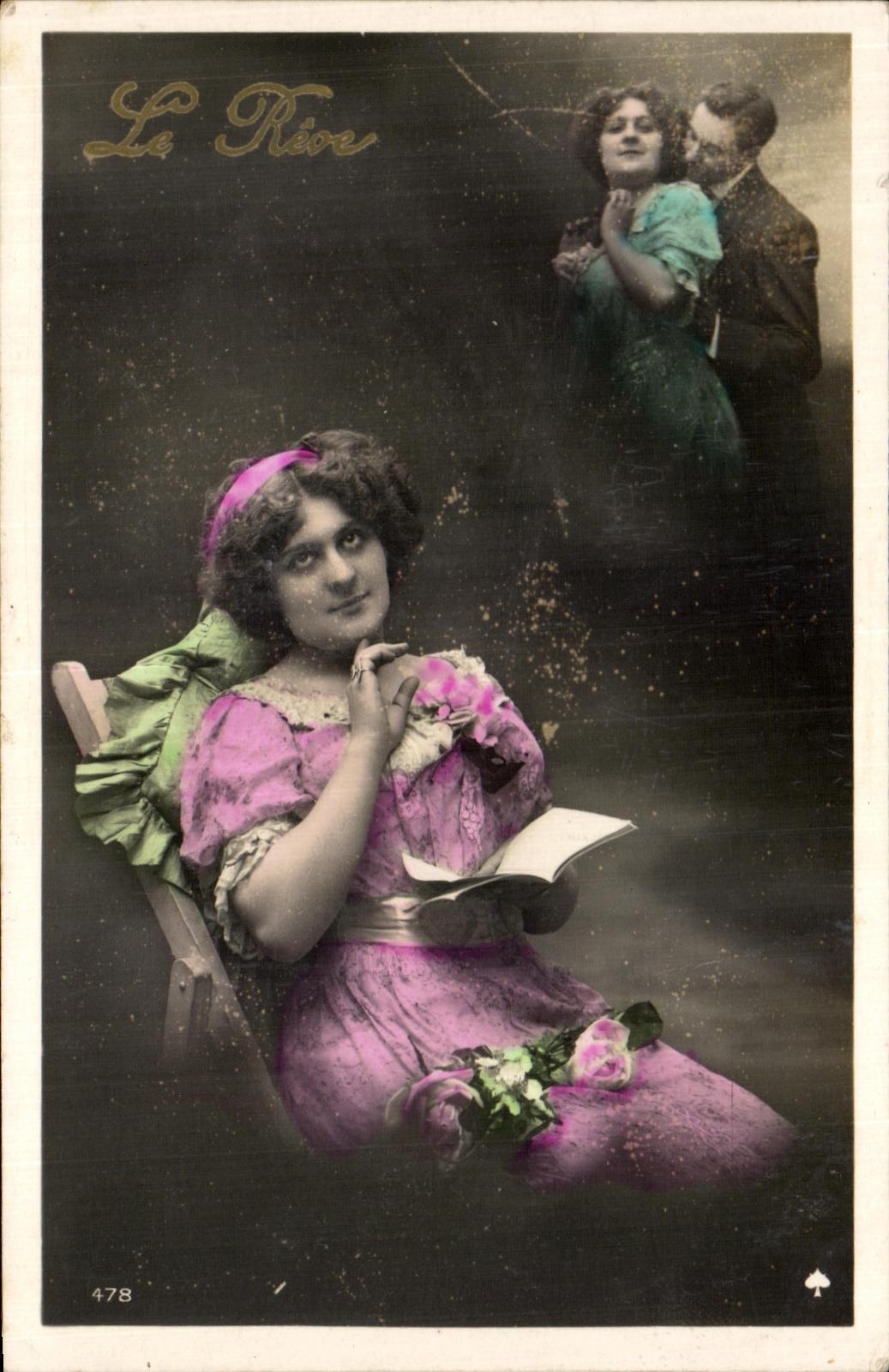 CPA Fantaisie Femme 