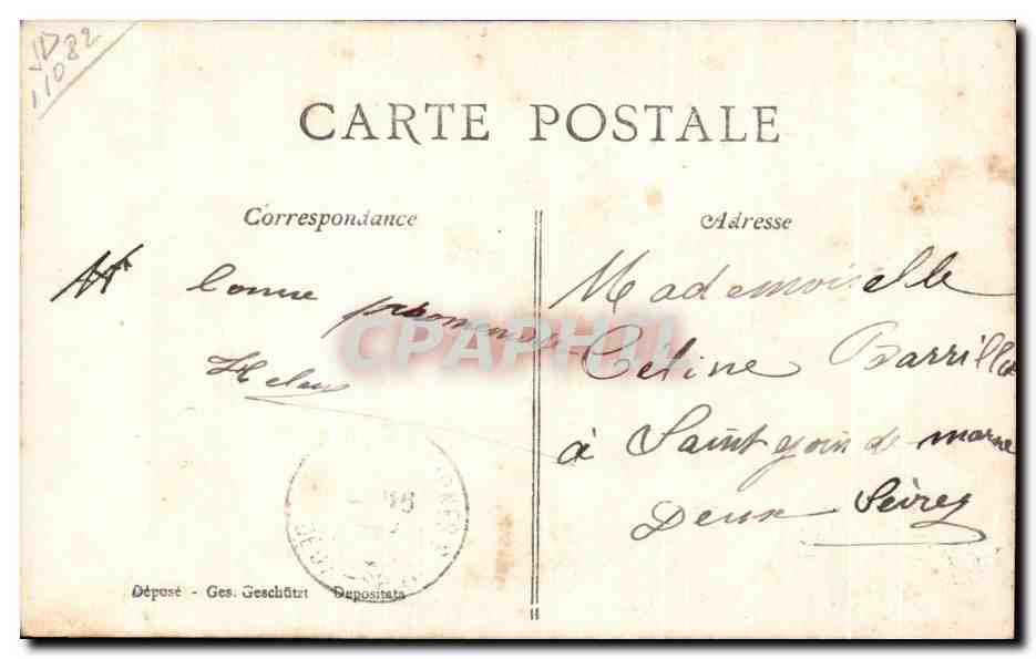 CPA Fantaisie Femme  — Verso