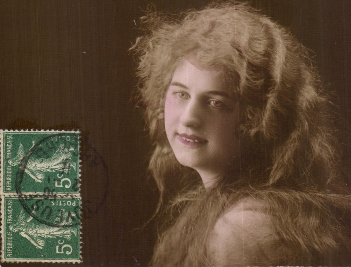 CPA Fantaisie Femme 