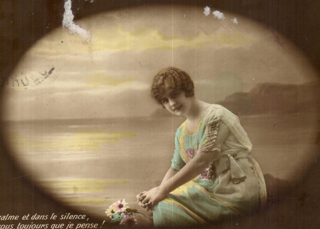 CPA Fantaisie Femme 