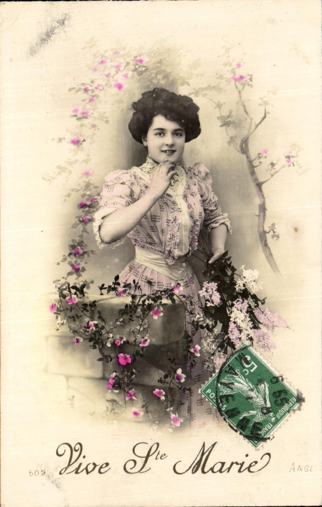 CPA Fantaisie Femme 
