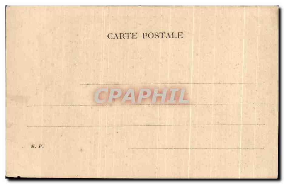 CPA Fantaisie Femme  — Rückseite