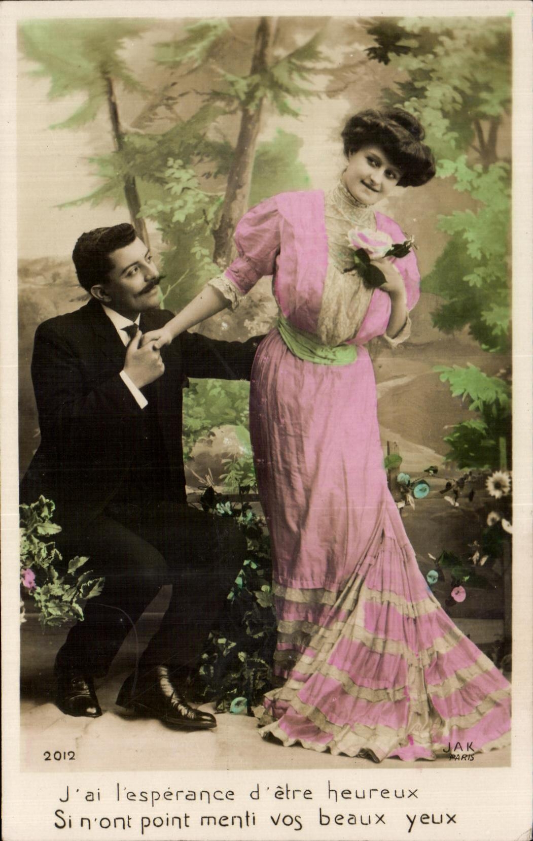 CPA Fantaisie Femme 