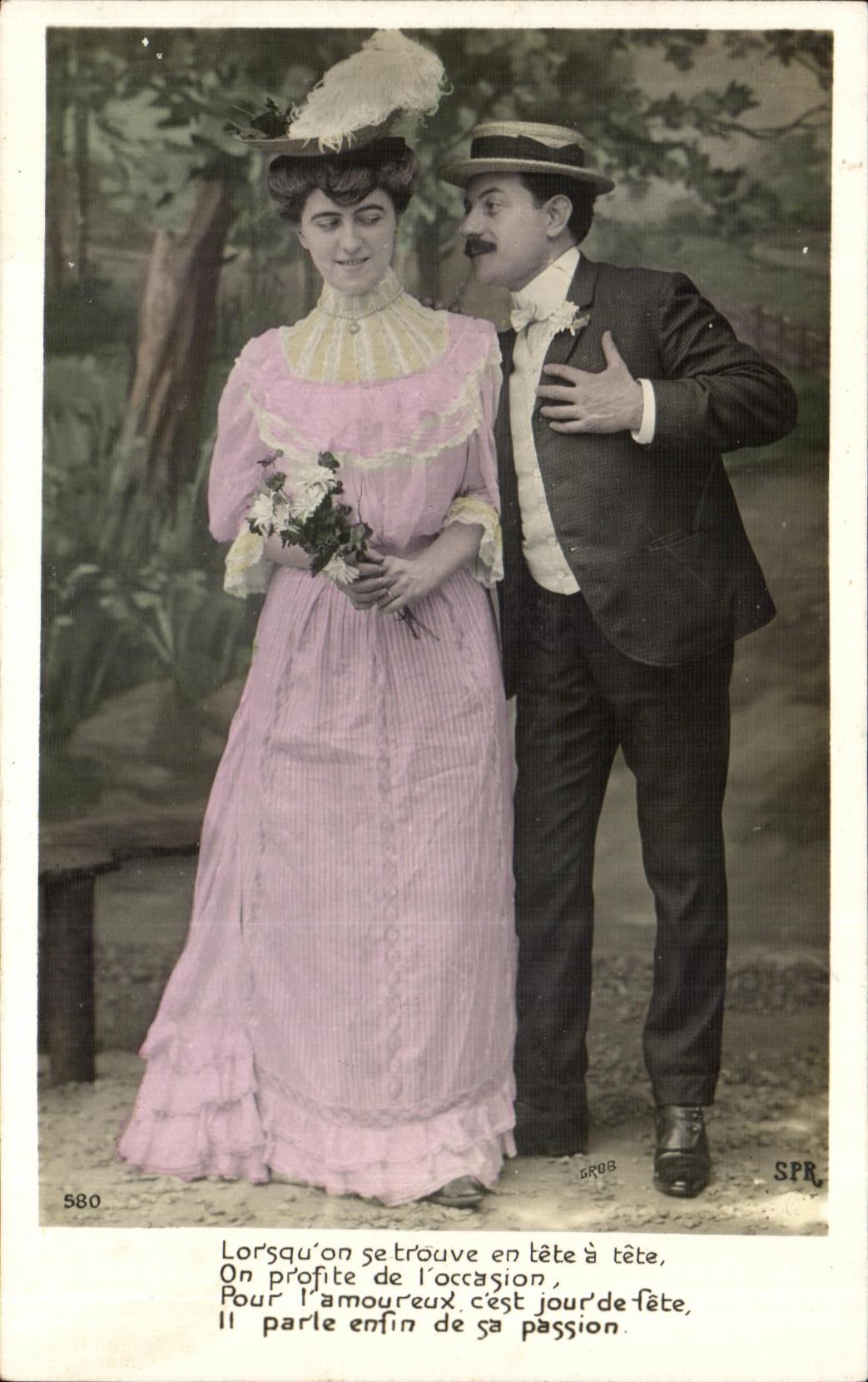 CPA Fantaisie Femme 