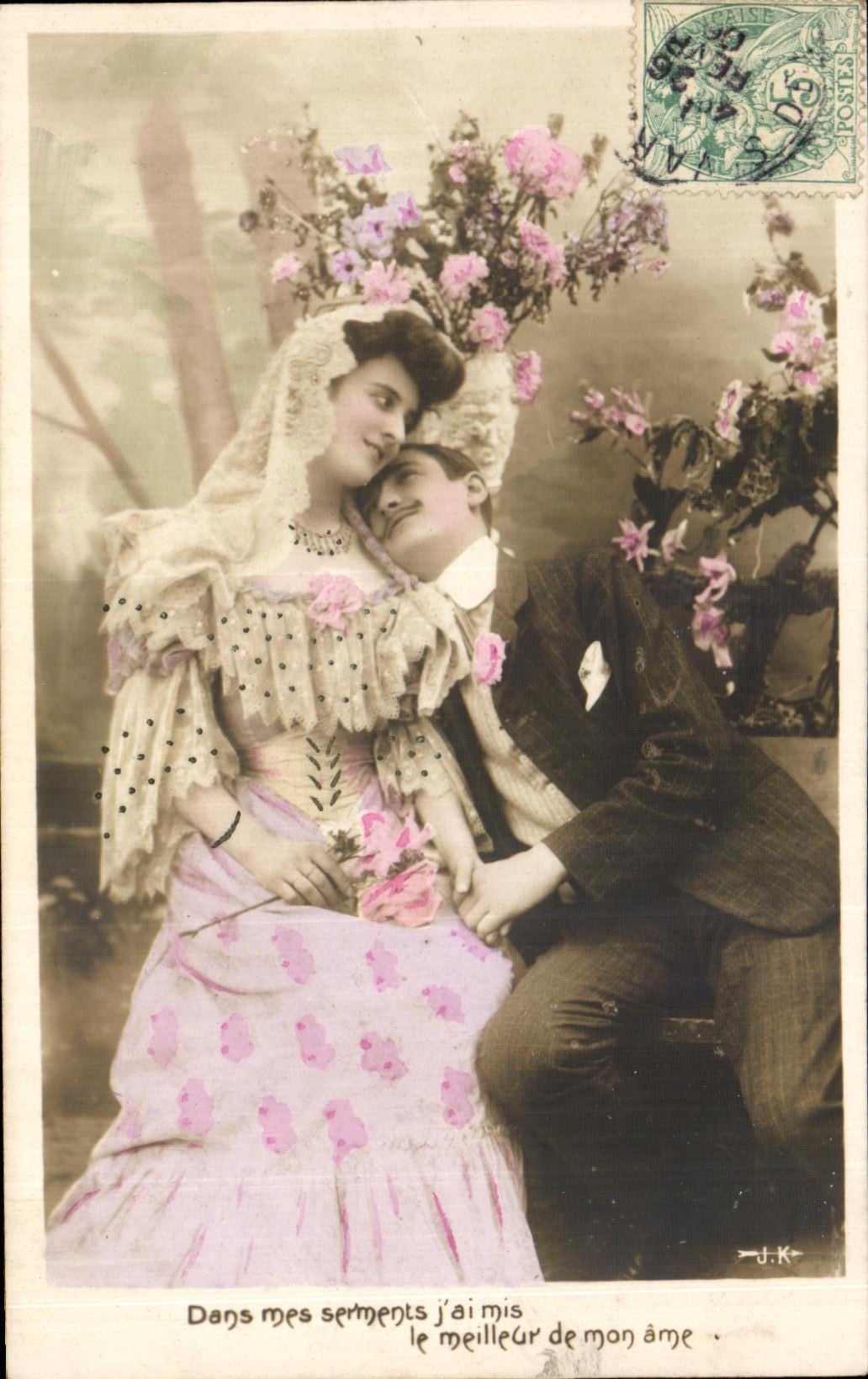 CPA Fantaisie Femme 