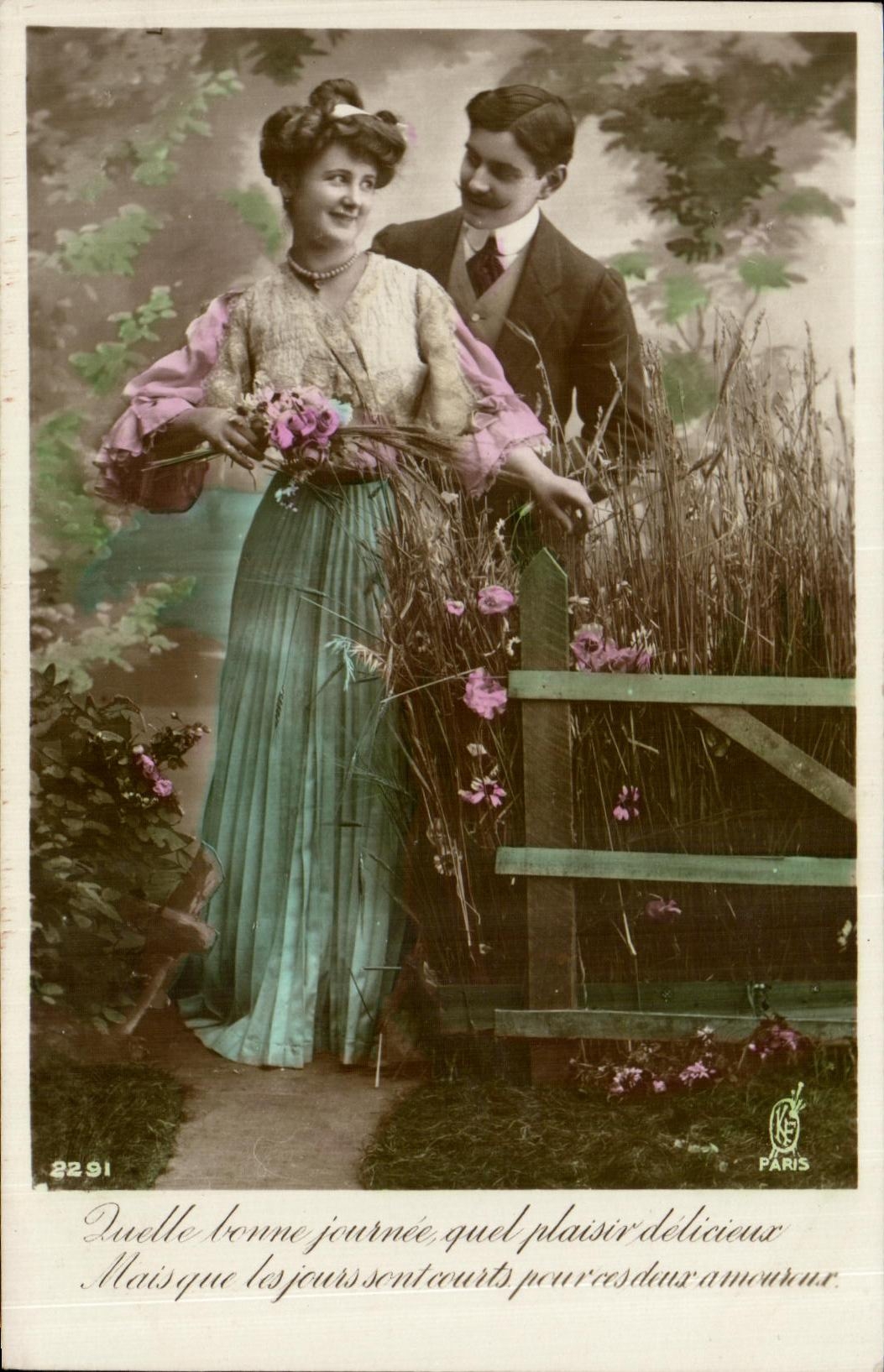 CPA Fantaisie Femme 
