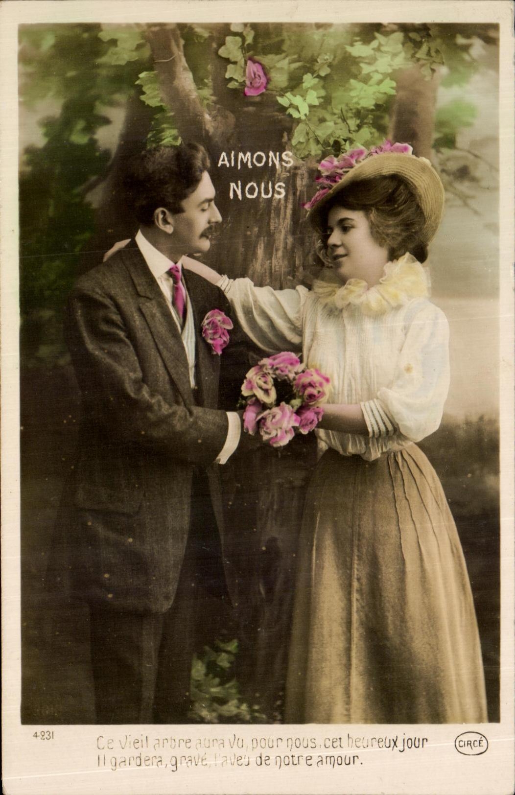 CPA Fantaisie Femme 