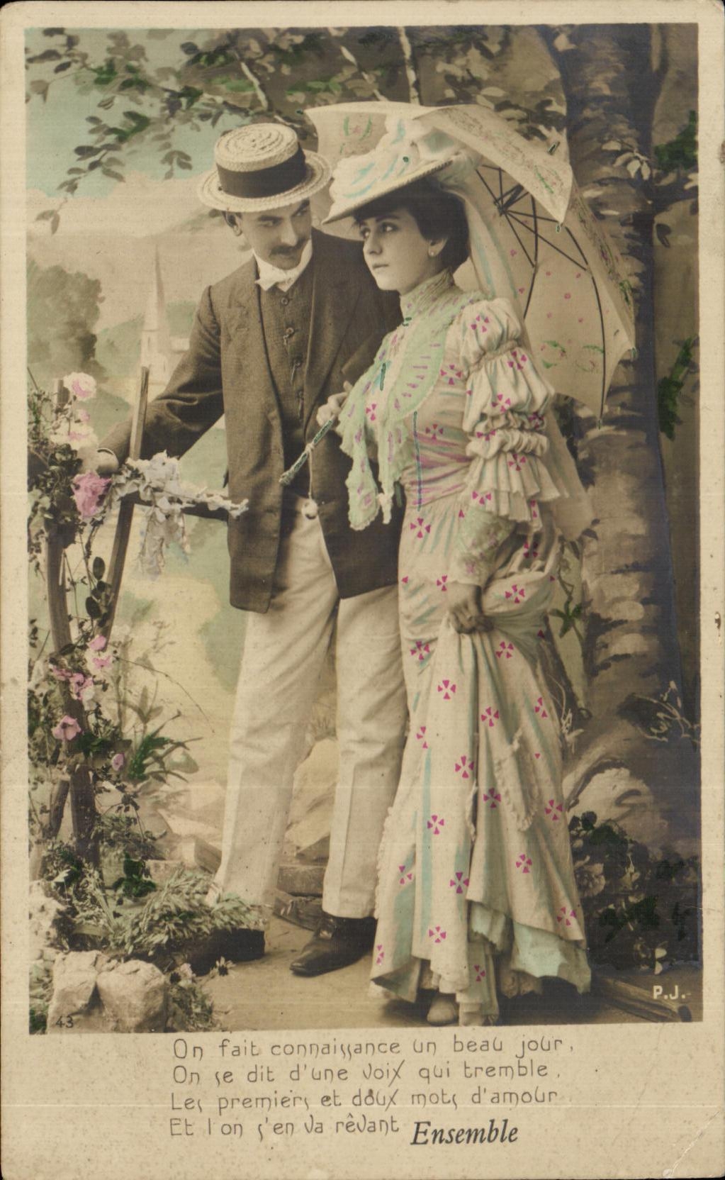 CPA Fantaisie Femme 
