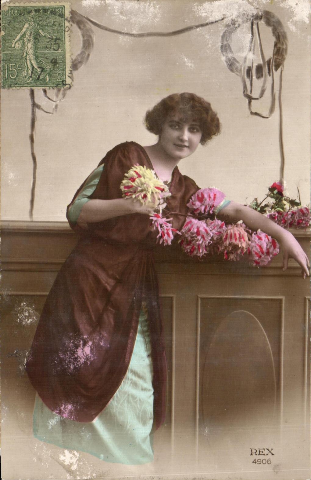 CPA Fantaisie Femme