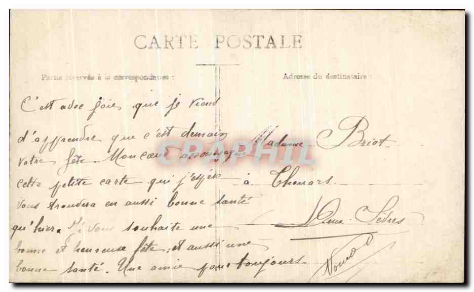 CPA Fantaisie Femme Telephone  — Rückseite