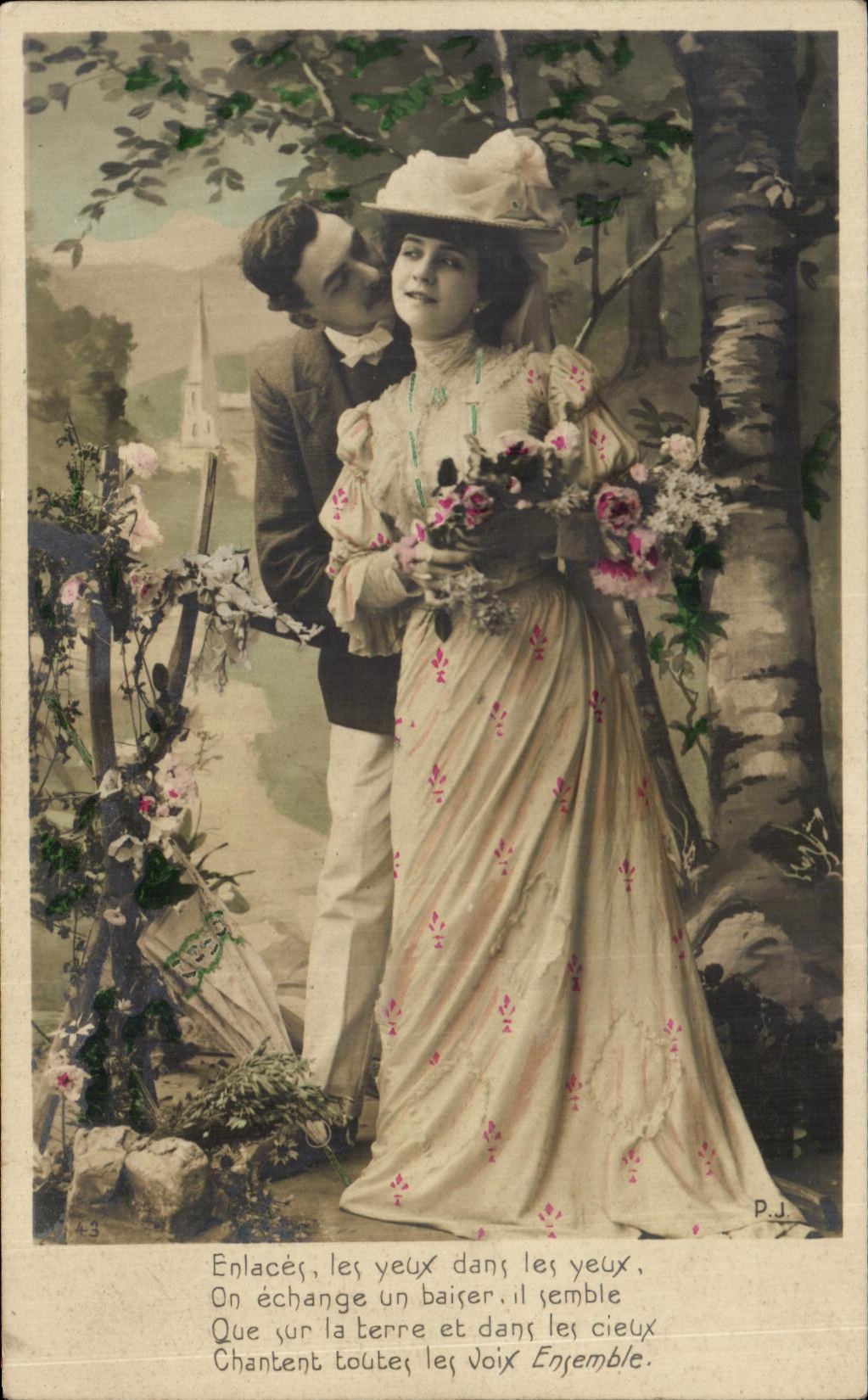 CPA Fantaisie Femme 