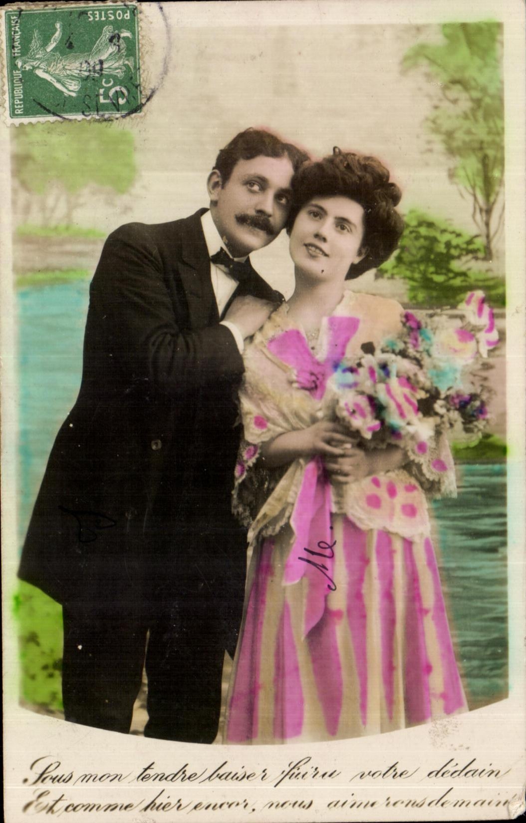 CPA Fantaisie Femme 