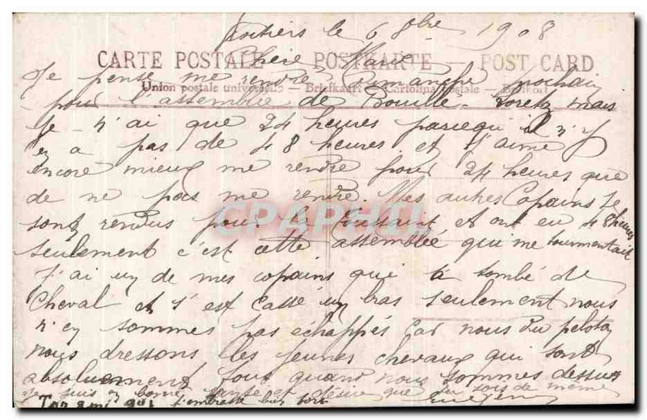 CPA Fantaisie Femme  — Rückseite