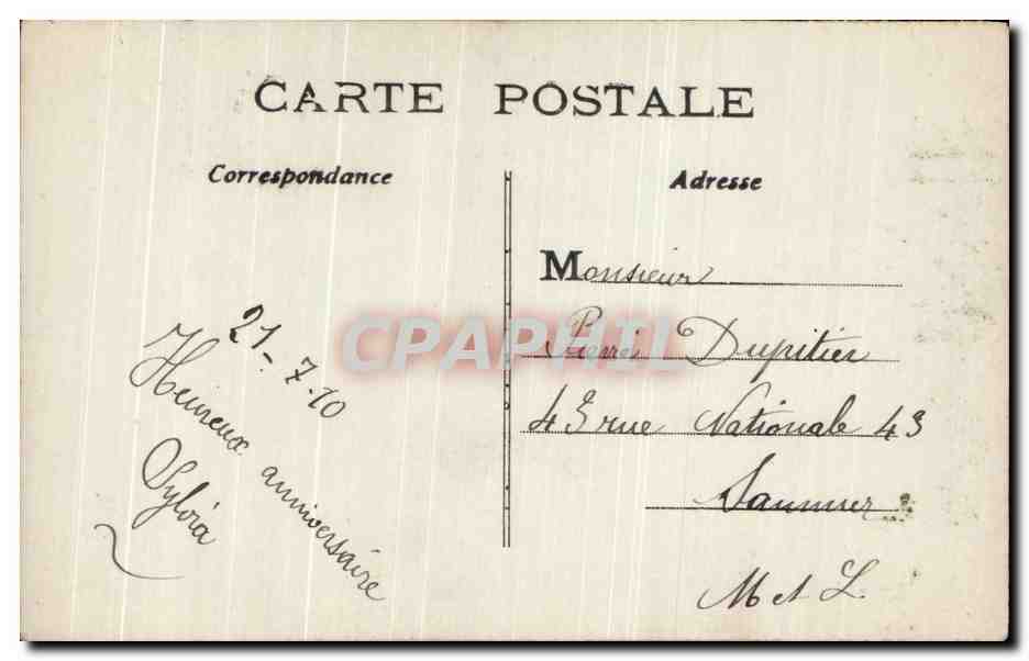 Jeune femme avec mandoline — Roses — EPR 322 — Rückseite
