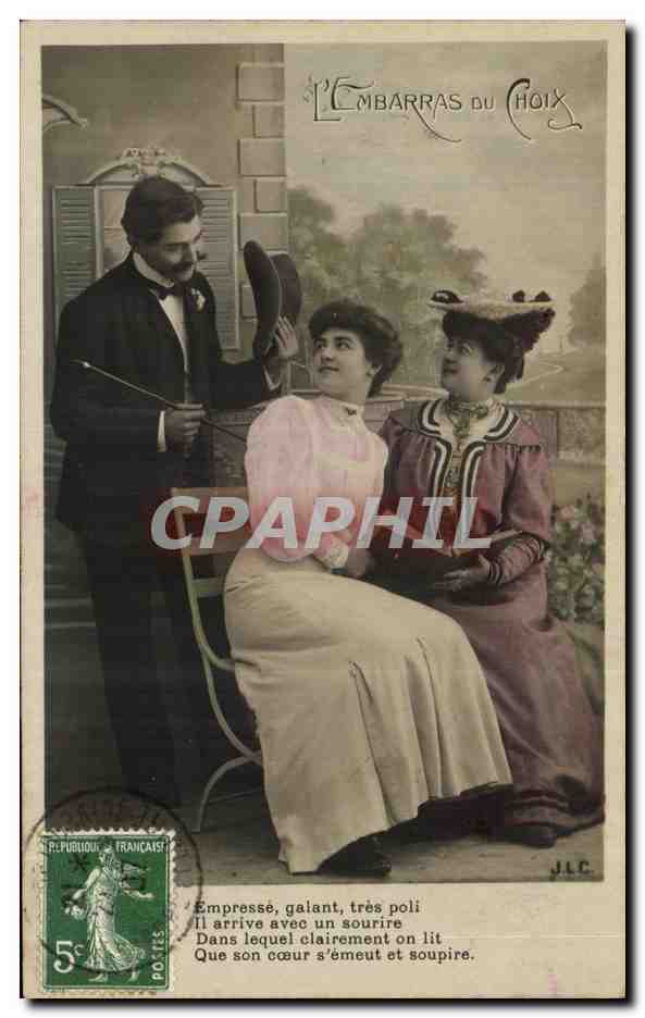 CPA Fantaisie Femme 