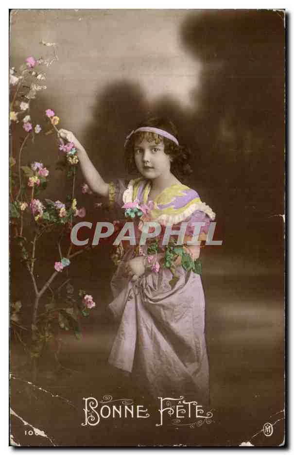 CPA Fantaisie Enfant Fille