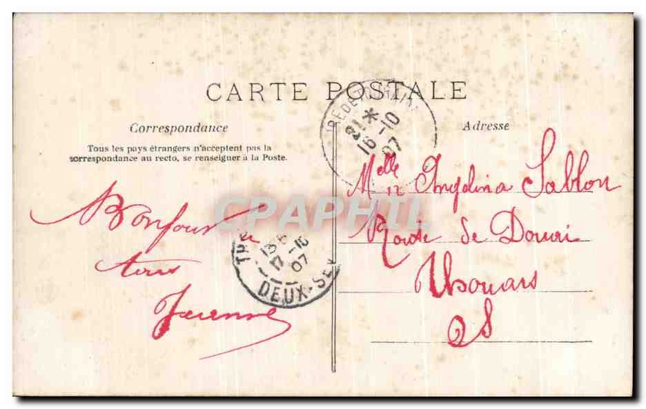 Amour — poème imprimé — J.L.C. n°028 — Verso