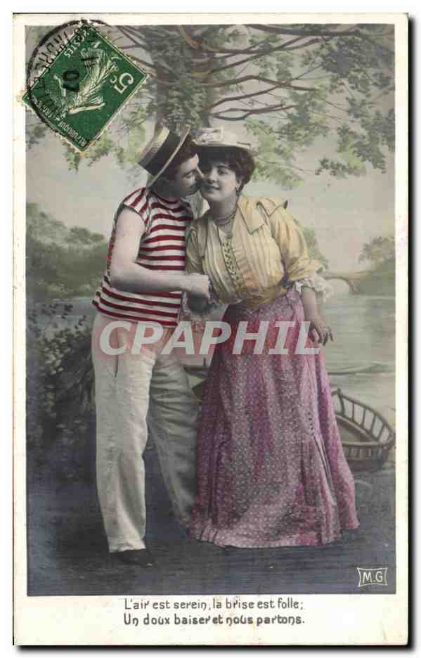 CPA Fantaisie Femme Marin 