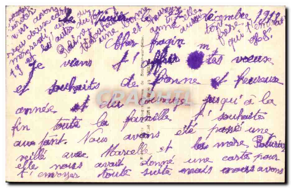 CPA Fantaisie Femme  — Verso