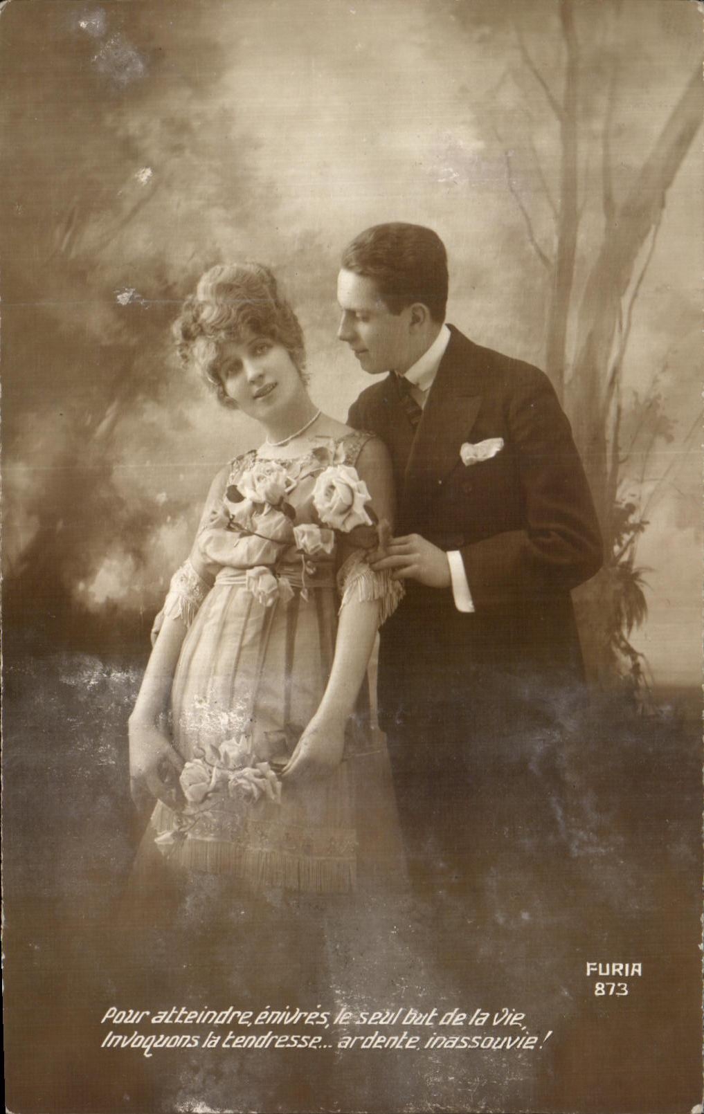 CPA Fantaisie Femme 