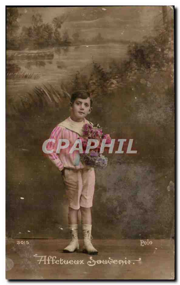 CPA Fantaisie Enfant Garcon 